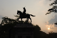 空を駆ける政宗