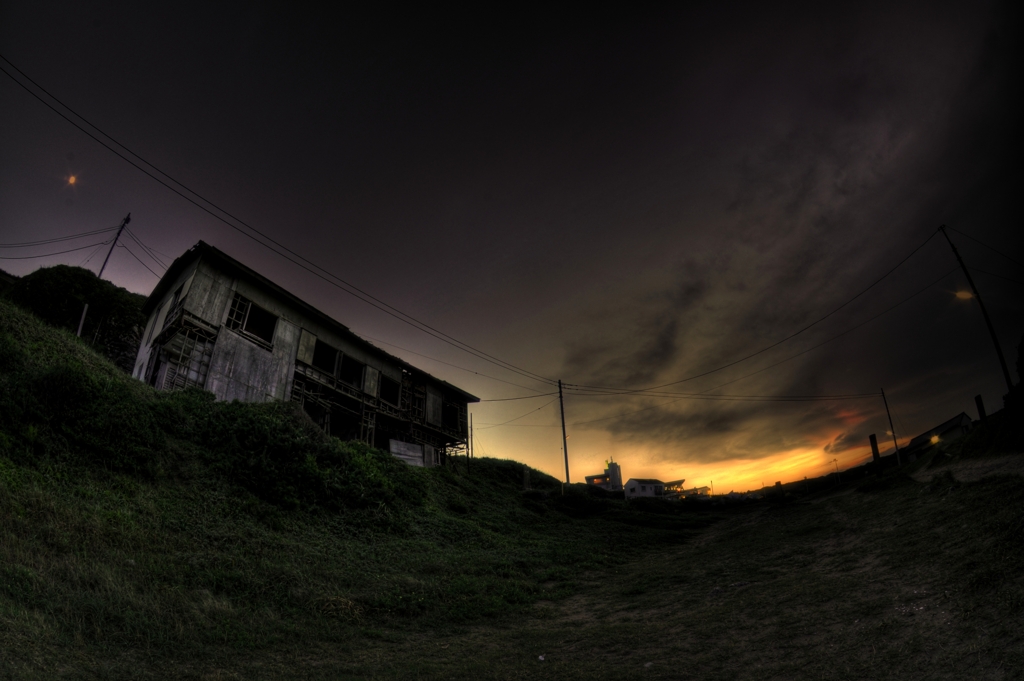 犬吠埼の夕景