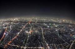 東京スカイツリー天望回廊からの夜景