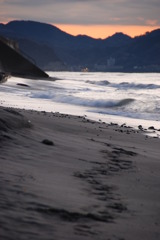 夜明けの七里ガ浜