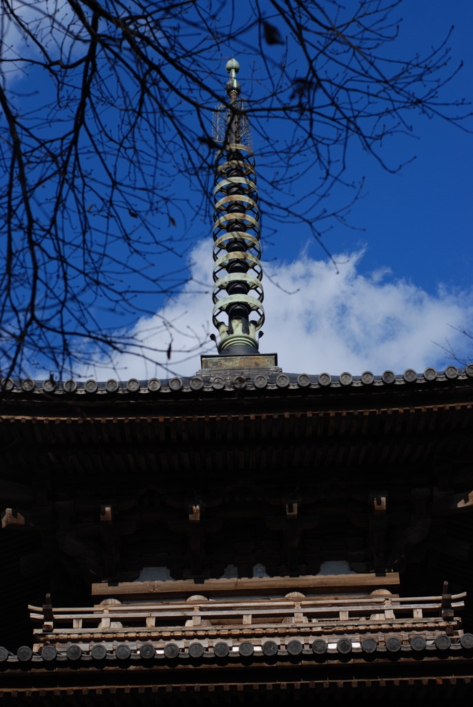 青空に伸びる塔