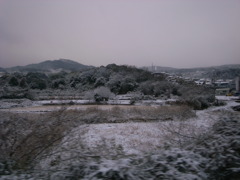 車窓･･･雪景色