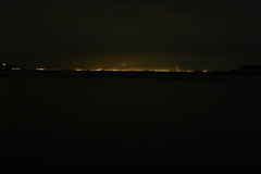 海の向こうの工業地帯