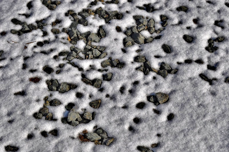 蒸発する雪