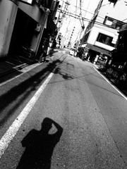Shadow self portrait ②