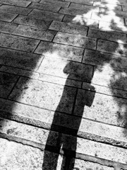 Shadow self portrait ③