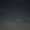 三日月と木星