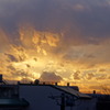 ベランダから西の空