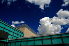 Blue sky Blue window