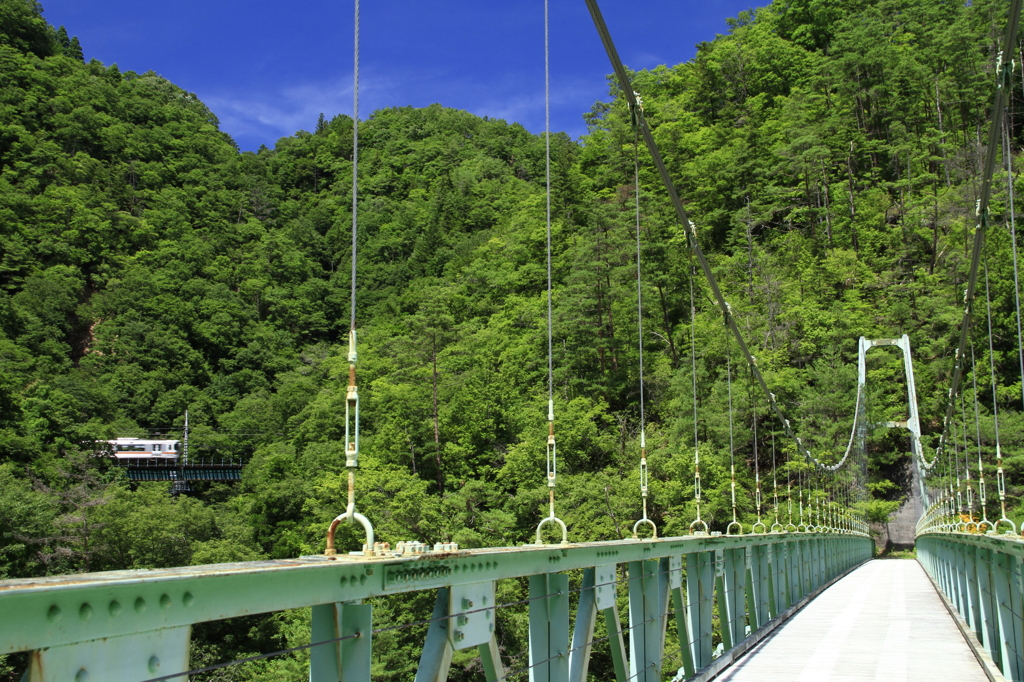 田本駅から二分