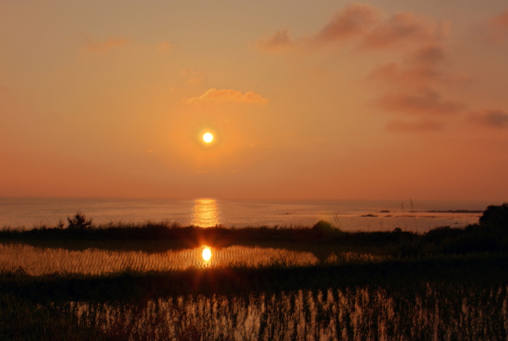 能登の夕暮れ