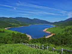 野反湖全景