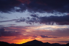 夕日