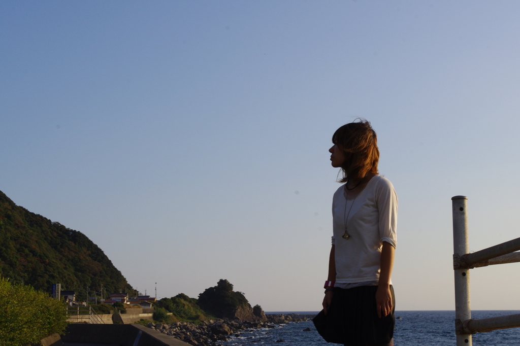 夕暮れ