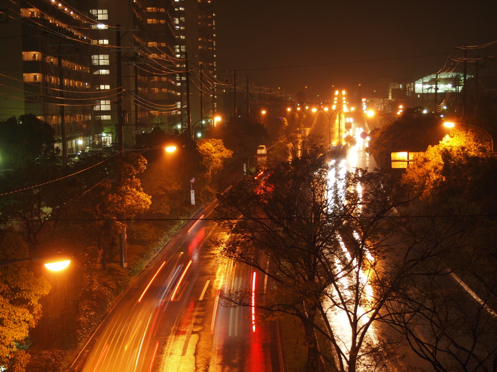 雨の小曽根線