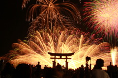 宮島水中花火大会