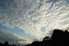 田舎で撮った雲