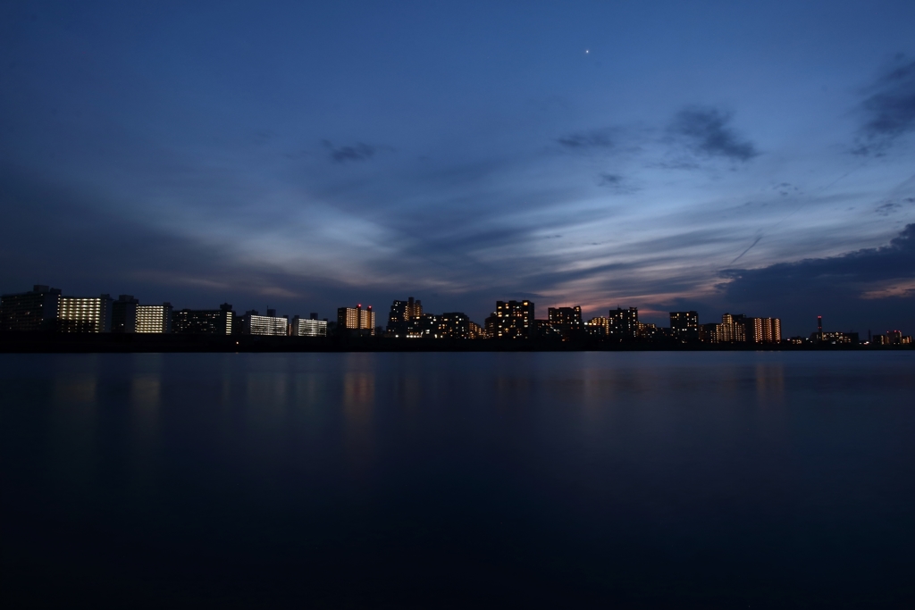 荒川 夕暮れ