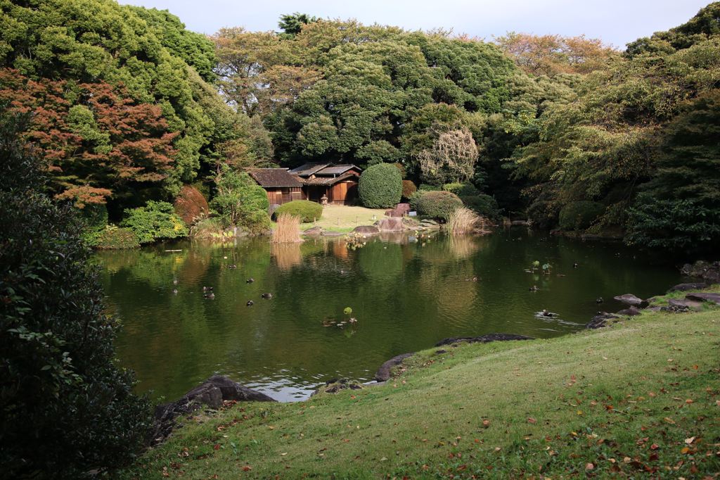 博物館の中庭