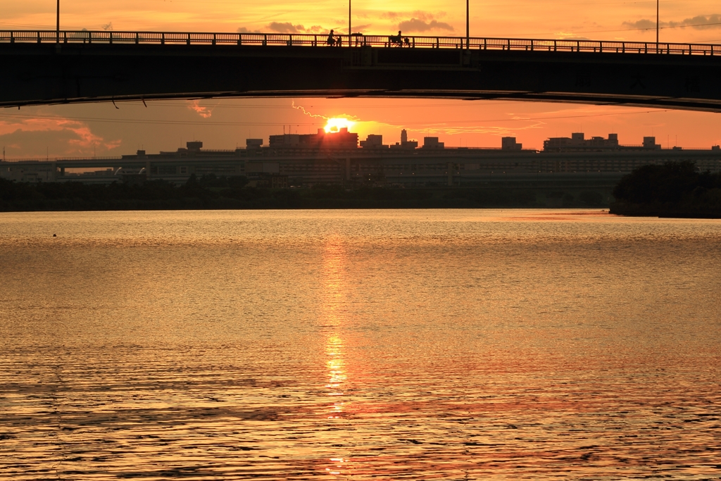 2017.07.02荒川 夕焼け