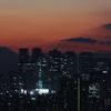 新宿と富士山