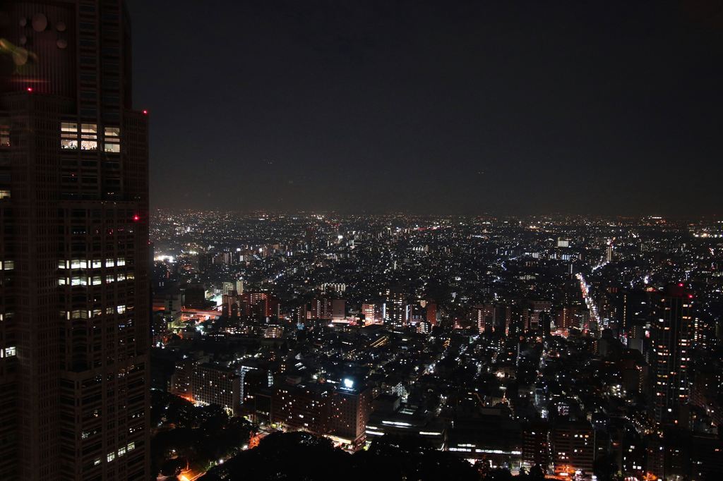 住友ビル展望室より