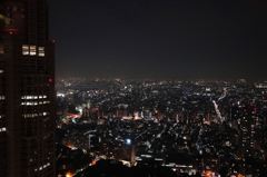 住友ビル展望室より