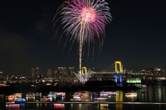 お台場　冬花火