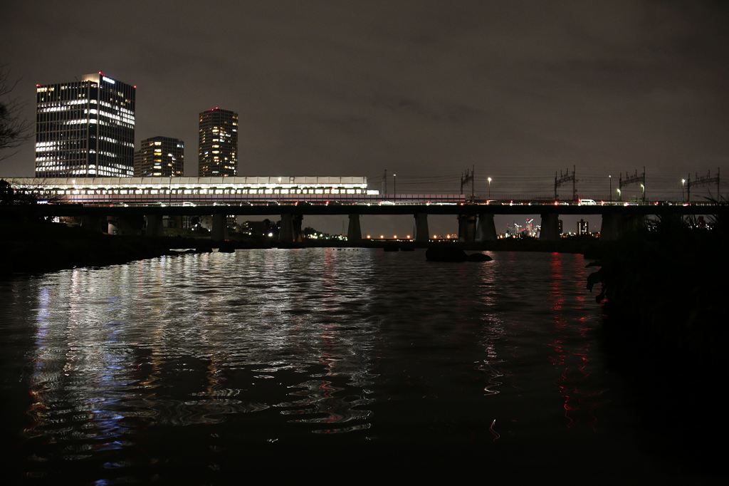 多摩川夜景