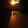 夕日の参道