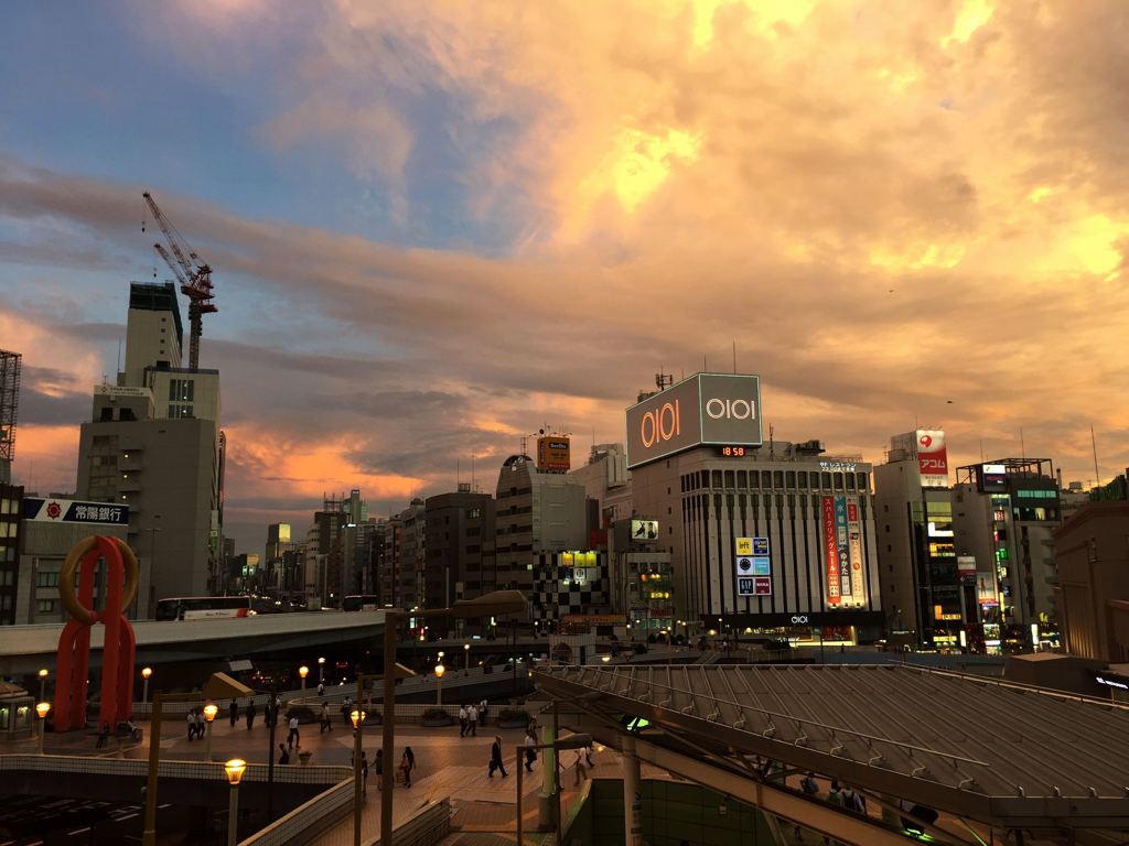 上野のデッキ