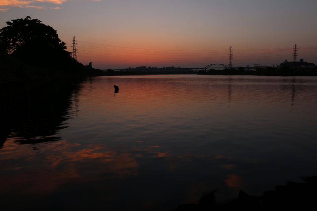 荒川　夕焼け