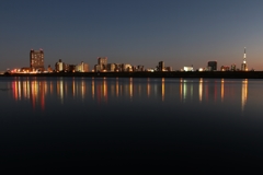 荒川夕暮れ　2016.12.30