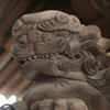 獅子の木彫り装飾