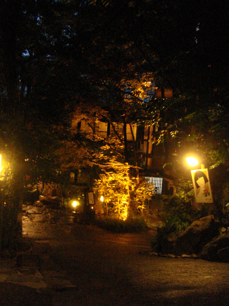 黒川温泉の夜