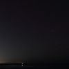 九十九里浜とプレアデス星団