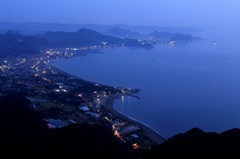 鋸山から見た夕方