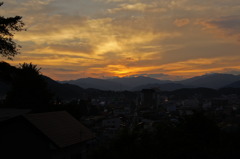 夕暮れ