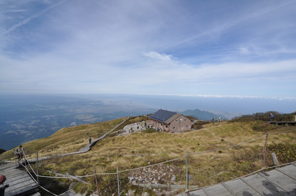 大山山頂より