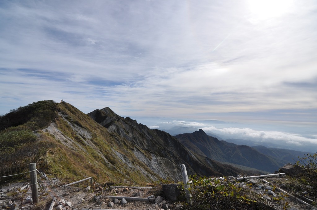 大山山頂より