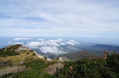 大山山頂付近