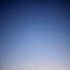 富士山と一番星