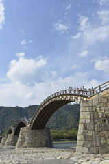 今と昔をつなぐ錦帯橋
