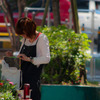 木陰で昼休み
