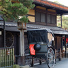 高山にて　人力車