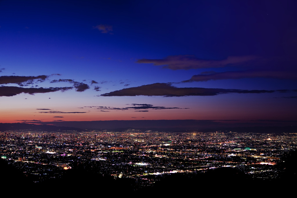 奈良県の夜景
