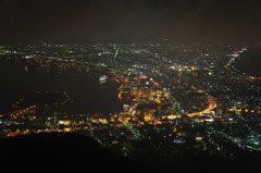 霞む夜景