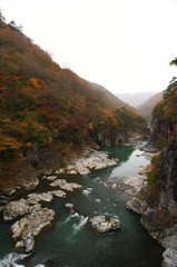 紅葉の峡谷
