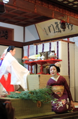 舞妓ちゃんから残り福を。。。