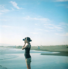 girl & sea